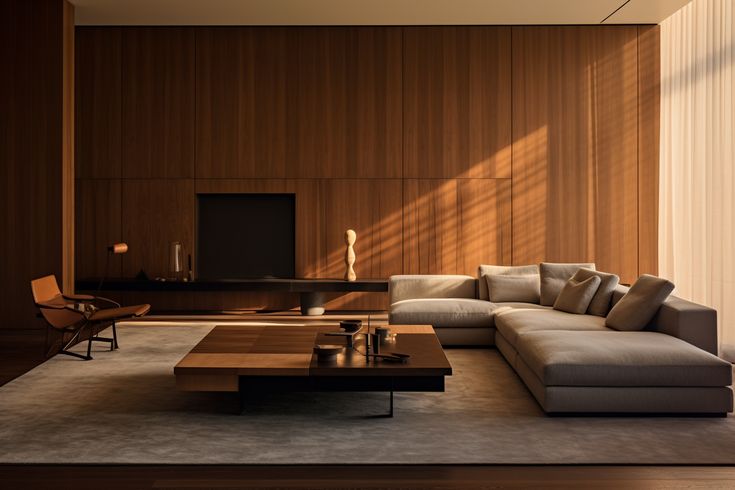 Luxury wood interior